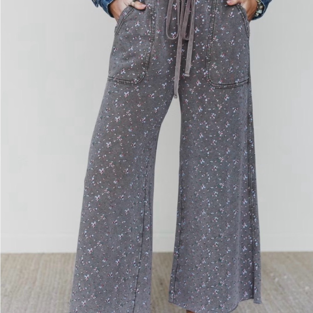 The Nest Blooming Season Pants Relaxed Wide-Leg